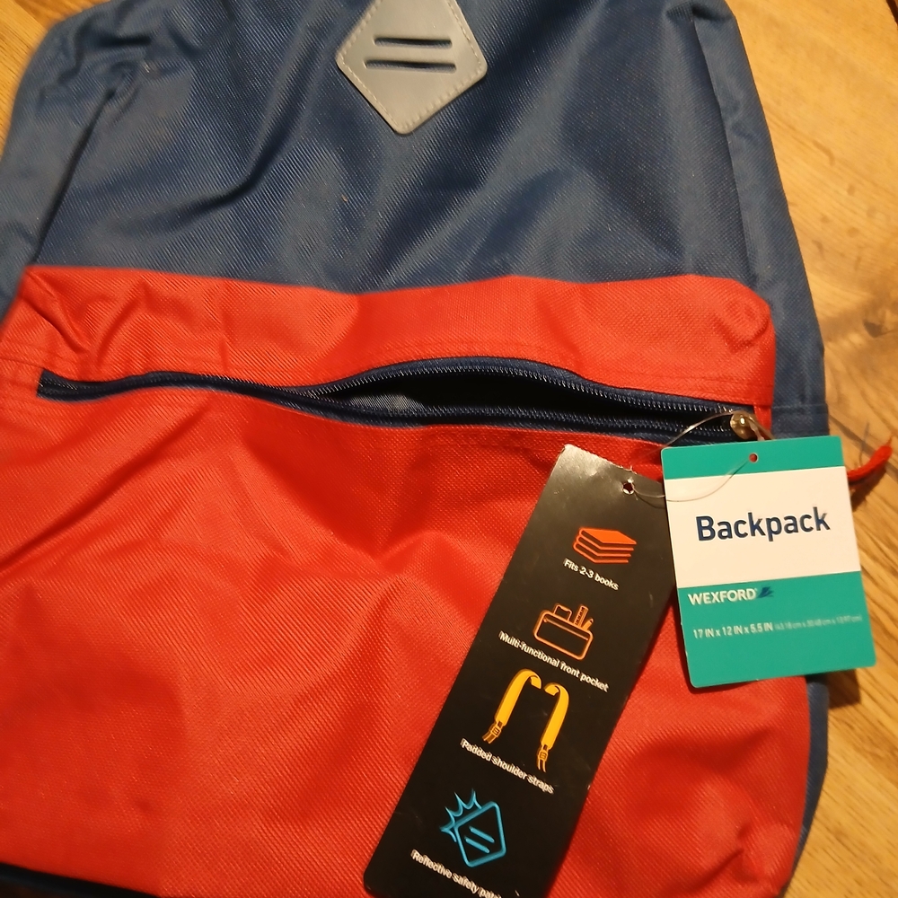 Wexford Blue and Red Men's Backpack